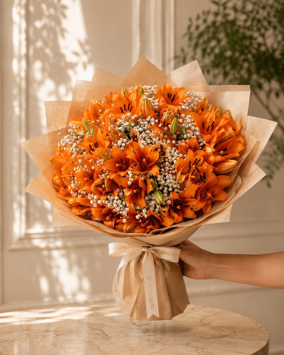 Orange Lilies Bouquet