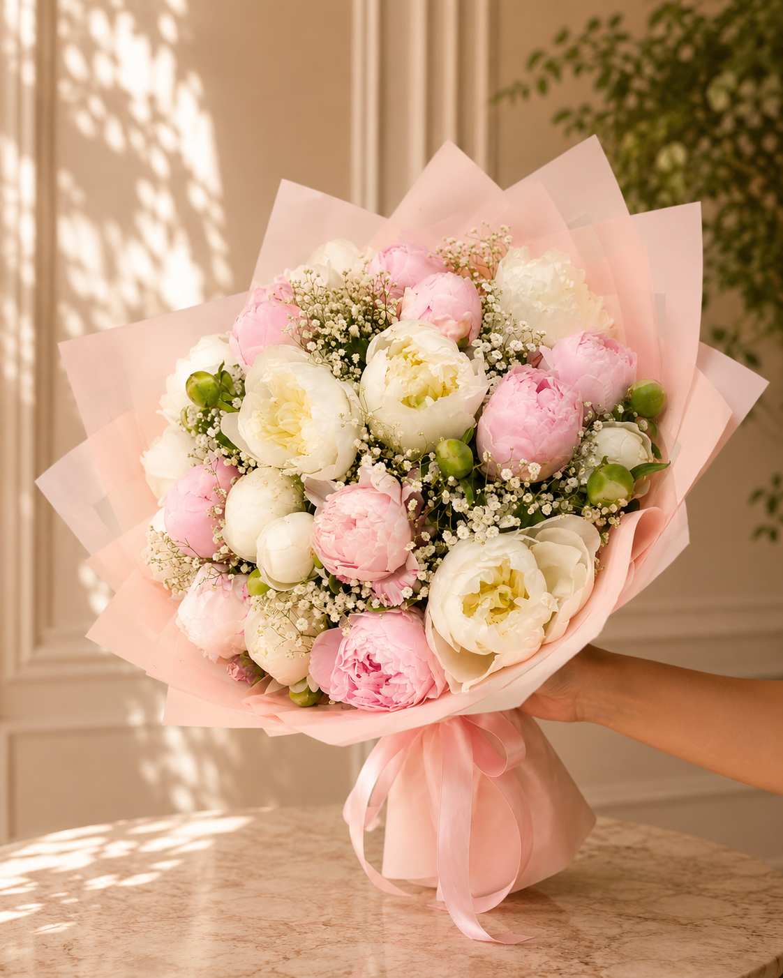 Pink Peonies Baby&