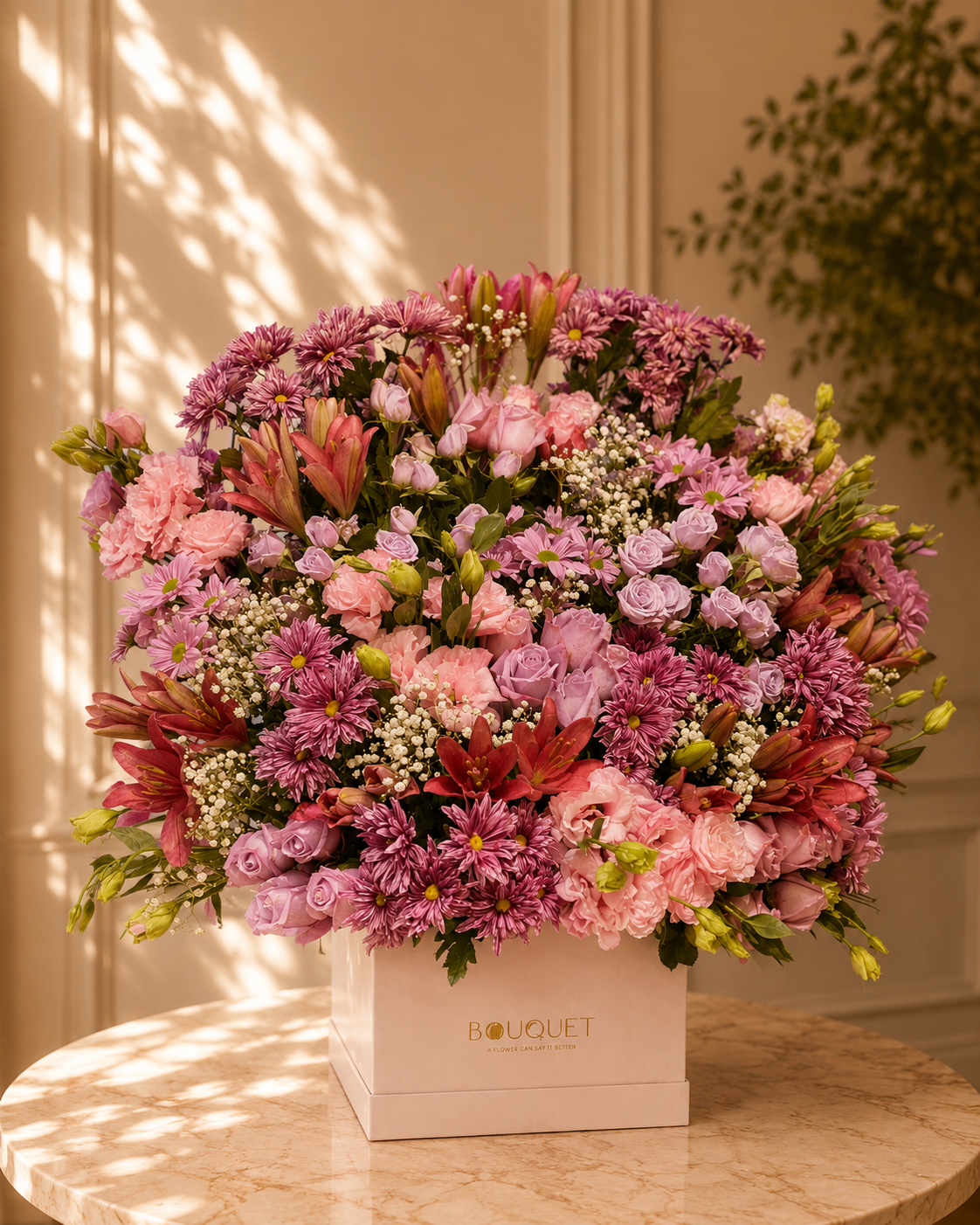 Purple Lily Bouquet