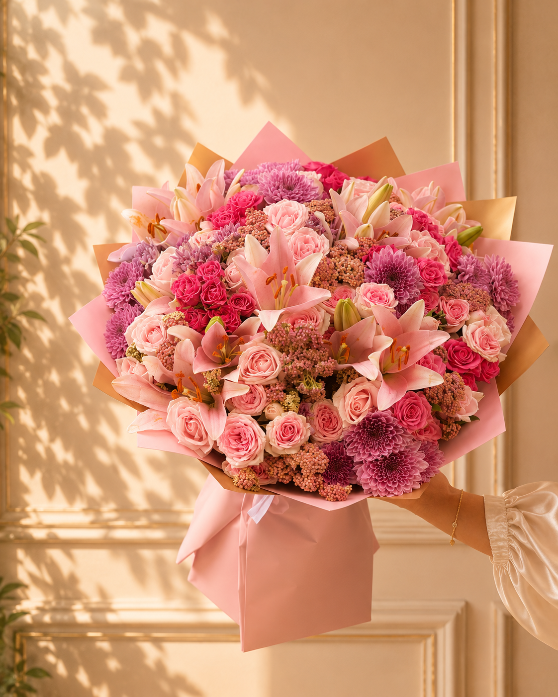 Pink Lily Bouquet