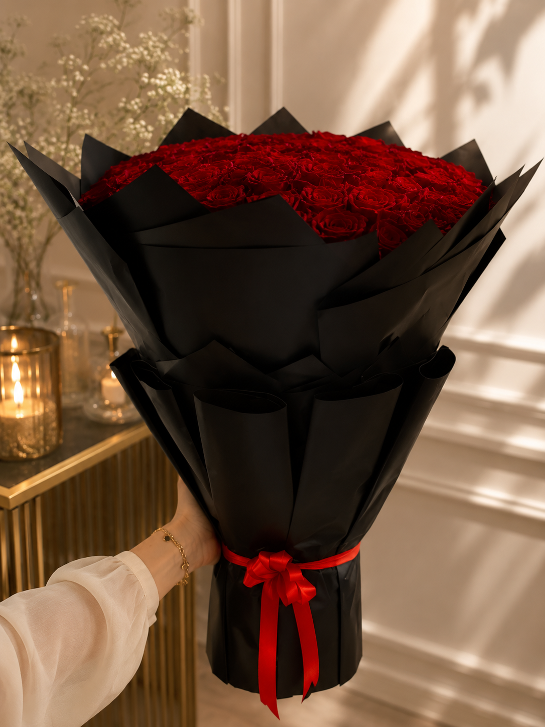 Red Carnations Bouquet